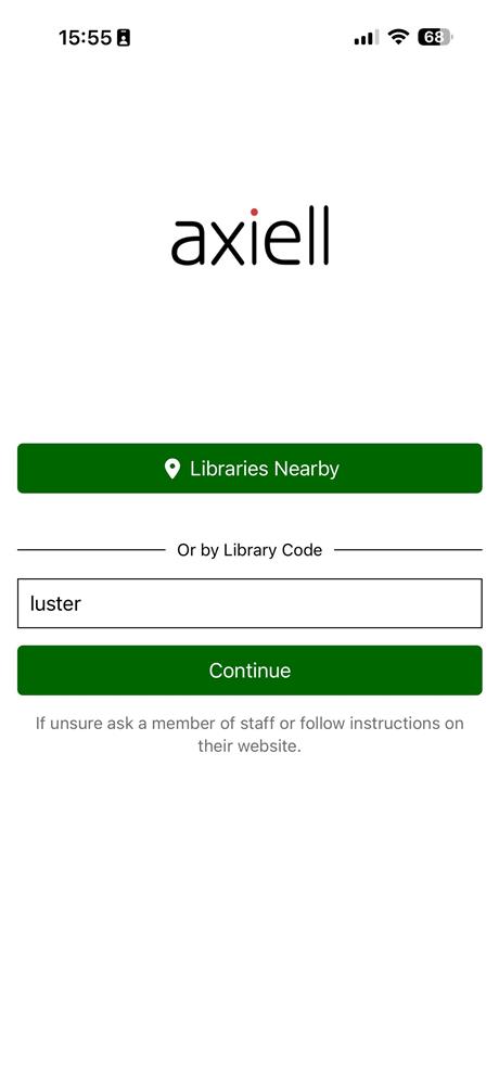 Bibliotekapp - Skjermbilete - Klikk for stort bilete
